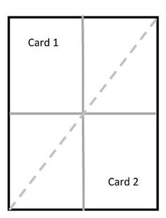 the four squares are divided into equal sections