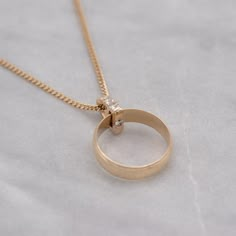 Ring Necklace Women, Wedding Ring Turned Into Necklace, Wedding Bands Made Into Necklace, Wedding Ring Remake Ideas, Wedding Band Necklace, Widow Wedding Ring Necklace, Widow Ring Ideas