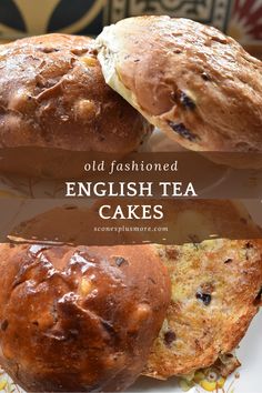 old fashioned english tea cakes on a plate