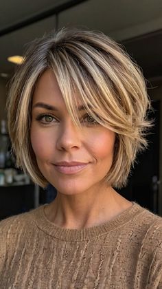 Glamorous Short Layered Haircuts for Layered Shaggy Pixie 👱 Below Chin Length Bob, Inverted Bob With Curtain Bangs, Short Bob Layered Haircuts, Medium Length With Curtain Bangs, Short Hair With Layers And Curtain Bangs, Curtain Bangs For Short Hair, Bob Haircut With Curtain Bangs, Layered Bob With Curtain Bangs