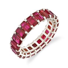 Screen Shot 2018-11-06 at 12.36.08 PM.png Ruby Eternity Band, Infinity Band, Pear Ring, Nameplate Necklace, White Gold Band, Emerald Cut Diamonds, Pinky Ring, Ruby Ring, Eternity Band