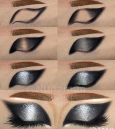 Eyeshadow Looks Smokey Eye, Goth Eye Makeup, Welcome To The Dark Side, Dance Makeup, Goth Glam, Makeup Tutorial Eyeshadow