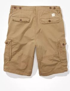 AE Flex 12" Longer Length Lived-In Cargo Short Knee-length Utility Cargo Shorts, Utility Cargo Shorts With Pockets, Knee-length, Knee-length Utility Cargo Shorts With Pockets, Knee-length Cargo Shorts For Outdoor, Cotton Knee-length Cargo Shorts With Side Pockets, Utility Cotton Knee-length Cargo Shorts, Cotton Cargo Style Bermuda Shorts, Knee-length Cotton Utility Cargo Pants, Knee-length Cotton Cargo Pants In Utility Style