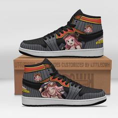 Mei Hatsume Shoes Custom My Hero Academia Anime Jd Sneakers Elizabeth Thompson, Academia Shoes, Boot Sneakers, My Hero Academia Anime, Great Anniversary Gifts, Anime Shoes, Shoes Custom, Jordan Sneakers, Anime Gifts