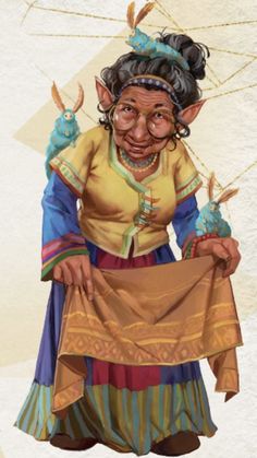 Gnome Character Design from Dungeons & Dragons: Journeys Through the Radiant Citadel Dnd Grandma, Old Halfling, The Radiant Citadel, Gnome Character Design, Gnome Character Art, Radiant Citadel