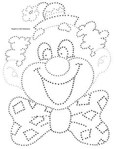 an image of a cartoon character made out of dots