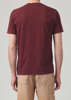 A true staple. Our Everyday Tee lives up to its name, a classic crewneck designed to be the base of any outfit. Cut from a breathable, ultra-soft organic cotton. This fit is true to size. Looks Like: Clean dark burgundyFeels Like: Lightweight, breathable organic cotton Polo Pullover, Crewneck Design, Dark Burgundy, Sweatshirt Shirt, Fall Shopping, Citizens Of Humanity, Pant Shirt, Sweater And Shorts, Shirt Accessories