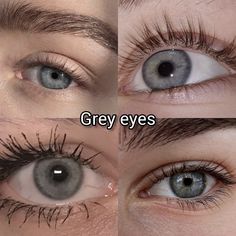 Gray Eyes Women, Pretty Grey Eyes, Natural Grey Eyes, Stormy Grey Eyes, Greyish Blue Eyes, Hazel Grey Eyes, Gray Eyes Aesthetic, Gray Eye Color, Grey Eyes Aesthetic