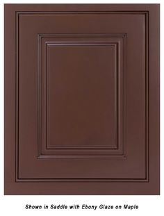 an image of a brown kitchen cabinet door