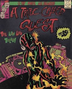 a cover for a comic book with an image of a dj