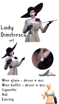 Resident Evil 8, Lady Dimitrescu, Play Sims, Sims 4 Dresses, Sims 4 Collections