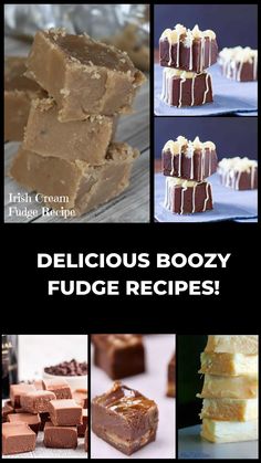 delicious boozy fudge recipes with chocolate and marshmallows