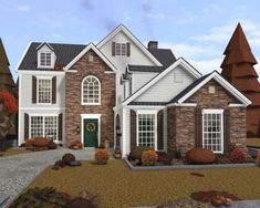 Two Story House Design, Houses Bloxburg, House Plans With Pictures, House Decorating Ideas Apartments, Small House Layout, Tiny House Layout, Diy House Plans, Suburban House, House Floor Design