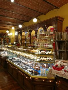 a bakery filled with lots of different types of food