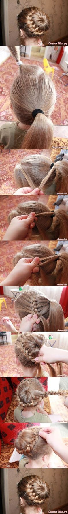 DIY Unique Braided Hairstyle 2 Sanggul Cepol, Easy French Braid, Unique Braided Hairstyles, Beautiful Braids, Braided Hairstyles Tutorials, Peinados Faciles