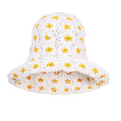 For stepping out in style on beautiful sunny days, our Flora Hat is the perfect addition to your wardrobe for any occasion, from having a relaxing picnic on the grass to enjoying your time with friends at an outdoor concert.  This gorgeous crochet hat made from 100% cotton yarn, complete with an eye-catching flower pattern, is designed to give you a fun and feminine fit.  A must-have collection for creating a cute and casual look. Hand-crocheted with love by our female artisans from their very o Pink Bucket Hat, Blue Bucket Hat, Bucket Hat White, Time With Friends, Outdoor Concert, Ethical Fashion Brands, Vegan Leather Bag, Stepping Out, Crochet Hat