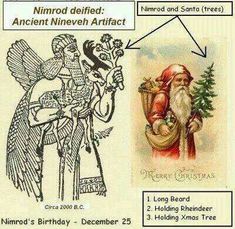 an old fashioned christmas card with santa and angel