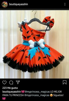 a dress made to look like a tiggera