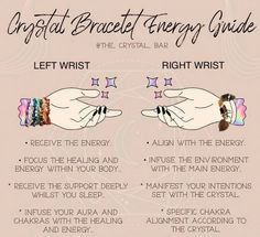 Holistic Jewelry, Crystal Healing Chart