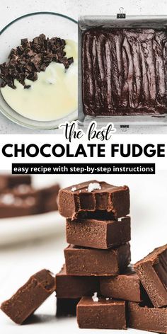 the best chocolate fudge recipe with step by step instructions