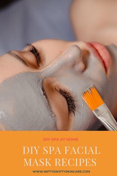 Find all the easy DIY face mask recipes for your spa day and get the #glowingskin at home. #spaday #spafacial Diy Face Mask Recipes