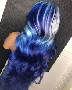 Gorgeous Hair Color Ideas for Brunettes | Summer Vibes Galaxy Hair, Cute Hair Colors, Pinterest Hair, Pretty Hair Color, Hair Color Blue