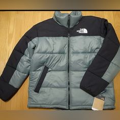 The North Face Himalayan Isulated Parka Jacket - Size Xl - Balsam Green New With Tags Brand New Casual The North Face Puffer Jacket For Outdoor, The North Face Nylon Outerwear With Padded Collar, Casual The North Face Puffer Jacket For Hiking, Puffer Jacket With Padded Collar For Outdoor Activities, The North Face Long Sleeve Puffer Jacket For Outdoor, The North Face Hiking Outerwear With Pockets, Long Sleeve Puffer Jacket With Fleece Lining For Hiking, The North Face Puffer Jacket With Padded Collar, The North Face Puffer Jacket With Pockets For Outdoor