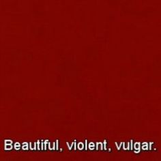 a red background with the words beautiful, violent, vulcanar