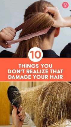 Hairstyle That Dont Damage Hair, Hairstyles That Dont Damage Hair, Damage Free Hairstyles, Damaged Hair Hairstyles, Hairstyles For Damaged Hair, Hair Breakage Remedies, Stop Hair Breakage, Easy Care Hairstyles