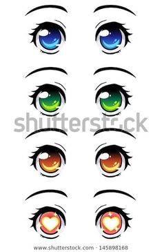 an eye with different colored eyes