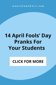 April fools' day pranks for kids