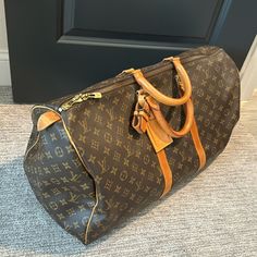 Reposhing This Item I Purchased From @Nursebow. Loved It, But Too Large For Me. Questions? Leave A Comment Below! Louis Vuitton Keepall 55, Travel Duffel Bag, Louis Vuitton Keepall, Lv Monogram, Travel Duffel, Louis Vuitton Bags, Duffel Bag, Bag Sale, Louis Vuitton Bag