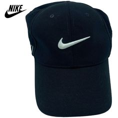 About this item Condition: Pre-owned: Seller Notes: “Pre-owned item in good condition” Brand: Nike a well know apparels, accessories, shoes brand that started off from Oregon. Size: XL Department: Unisex Adults Style: Golf Hat Performance/Activity: Golf Color: Black Black Nike Baseball Cap For Sports, Sporty Logo Hats For Sports, Sporty Logo Sports Hat, Nike Sports Dad Hat, Nike Sports Dad Cap, Nike Dad Hat For Sports, Nike Casual Baseball Cap Breathable, Nike Breathable Baseball Cap For Sports, Classic Nike Baseball Cap For Sports