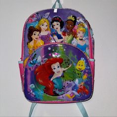 New Disney Princess Pink Girls School Backpack Kids 16” Price Firm Due To Cost Disney Purple Back To School Bag, Purple Disney Bags For Back To School, Disney Purple Bags For Back To School, Girls School Backpack, New Disney Princesses, Kids School Backpack, Girl Backpacks School, Girls School, Disney Accessories