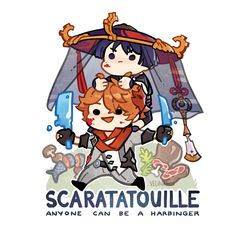 two people under an umbrella with the caption scarataoulie anyone can be a hardner