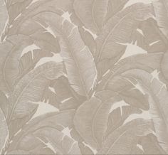 an image of a wallpaper that has some leaves on it and is light brown