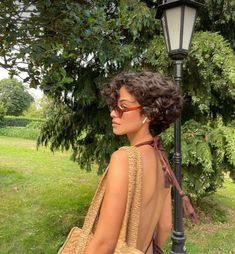 Beatnik Hairstyle, Short Hair Curly Haircuts, Floppy Bob Haircut, "bixie" Haircut 2022 Back View, Taylor Russell Hair Short, Short Hair With Curly Hair, Short Curly Hair Edgy, Short Hair Styles Pixie Curly, Women’s Short Hair Styles