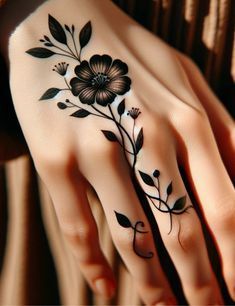 Mehndidesigns # mehndi#designs # handmade Thumb Tattoos For Women, Elegant Hand Tattoos, Thumb Tattoos, Stunning Tattoos, Cherry Tattoos, Blue Rose Tattoos, Beautiful Tattoos For Women