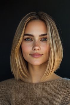 27 Chic Hairstyles for Thin Straight Hair You Need to Try in 2024 – CreativeBooster Winter Hair Colors For Short Hair, Lob For Fine Hair Straight, Golden Blonde Babylights, Long Straight Bob, Straight Lob, 2024 Haircut, Blonde Babylights, Straight Lobs