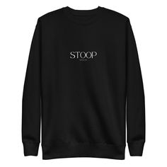 The Stoop House pullover • 100% cotton face • 65% cotton, 35% polyester • Charcoal Heather is 55% cotton, 45% polyester • Fabric weight: 8.5 oz/y² (288.2 g/m²) • Tightly knit 3-end fleece • Side-seamed construction • Self-fabric patch on the back • Double-needle stitched rib collar, cuffs, and hem • Blank product sourced from PakistanSize guide S M L XL 2XL 3XL Body Length (inches) 27 28 29 30 31 32 Chest Width (inches) 20 21 23 25 26 ½ 28 Sleeve Length (inches) 23 ½ 24 24 24 24 24 Embroidered Crewneck, Soft Hoodie, Embroidered Sweater, Fabric Patch, Style Streetwear, Embroidered Sweatshirts, Sweater Black, White Sweatshirt, Heathers