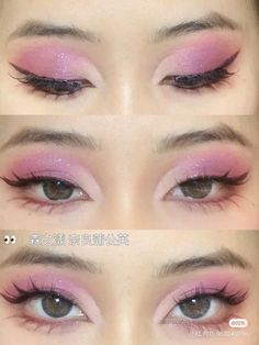 Dope Makeup, Asian Eye Makeup, Creative Eye, Eye Makeup Art, Pink Makeup, Makeup Pictures, Makeup Designs