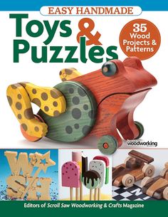 wooden toys and puzzles book cover