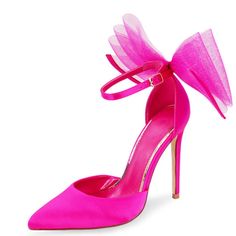 Pink Women's Heel Man Made Materials. Approximate Heel Height Approximate Platform Height Final Sale No Returns Or Exchanges Pink Heels For Valentine's Day Party, Naturalizer Heels, Red Espadrilles, Evening Heels, Blue Suede Heels, Ankle Sandals, Buckles Fashion, Strappy Stilettos, Snakeskin Heels