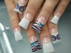 Long Island Medium Nails, Pink French Pedicure, Duck Flare Nails, Tacky Nails, Luxurious Nails, Pedicure Toenails