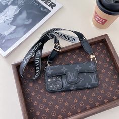 Case compatible with All iPhone Series Card Holder Design, Buy Louis Vuitton, Classic Aesthetic, Black Iphone Cases, Envelope Card, Max Black, Apple Iphone Case, Lv Monogram, Iphone Screen