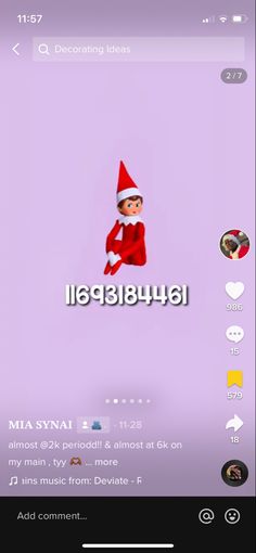 an image of the elf on the phone