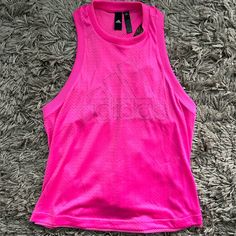 Brand New Without Tags! Perfect Condition. Adidas Sporty Summer Tank Top, Adidas Summer Workout Tops, Adidas Pink Sports Top, Adidas Tank Top For Summer Sports, Spring Adidas Tops For Gym, Adidas Tops For Gym In Spring, Adidas Tops For Gym, Spring Season, Adidas Tops For Summer, Adidas High