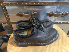 Great Pre-Owned Condition Plenty of Lift Left! Please see all Photos 0619 All Photos, Dr. Martens, Clogs, The Original, Brown Leather, Oxford, England, Size 7, The Originals