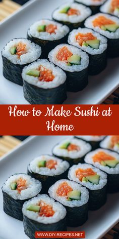 how to make sushi at home