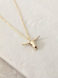 Longhorn Skull Necklace,Gold Longhorn Cow Necklace,Gold Longhorn Skull Necklace,Cowgirl Jewelry,Boho Cow Necklace, Gold Skull Necklace, Cowboy Jewelry, Country Necklace, Cowgirl Necklaces, Longhorn Skull, Cowgirl Gifts, Skull Pendant Necklace, Western Necklaces